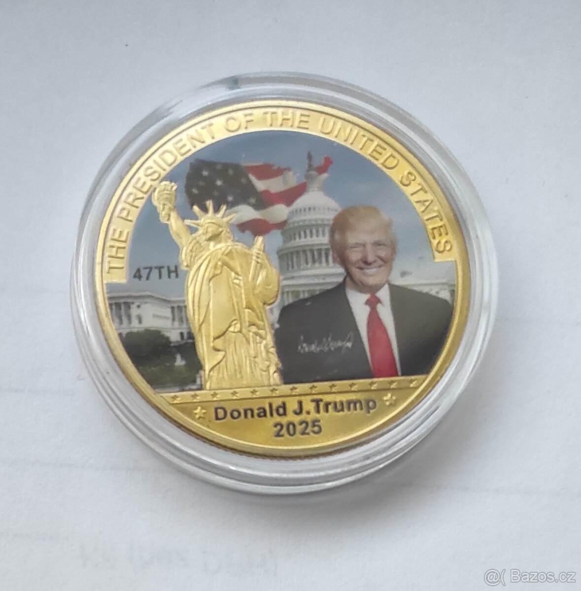 Pamětní mince USA-prezident Donald Trump 2025