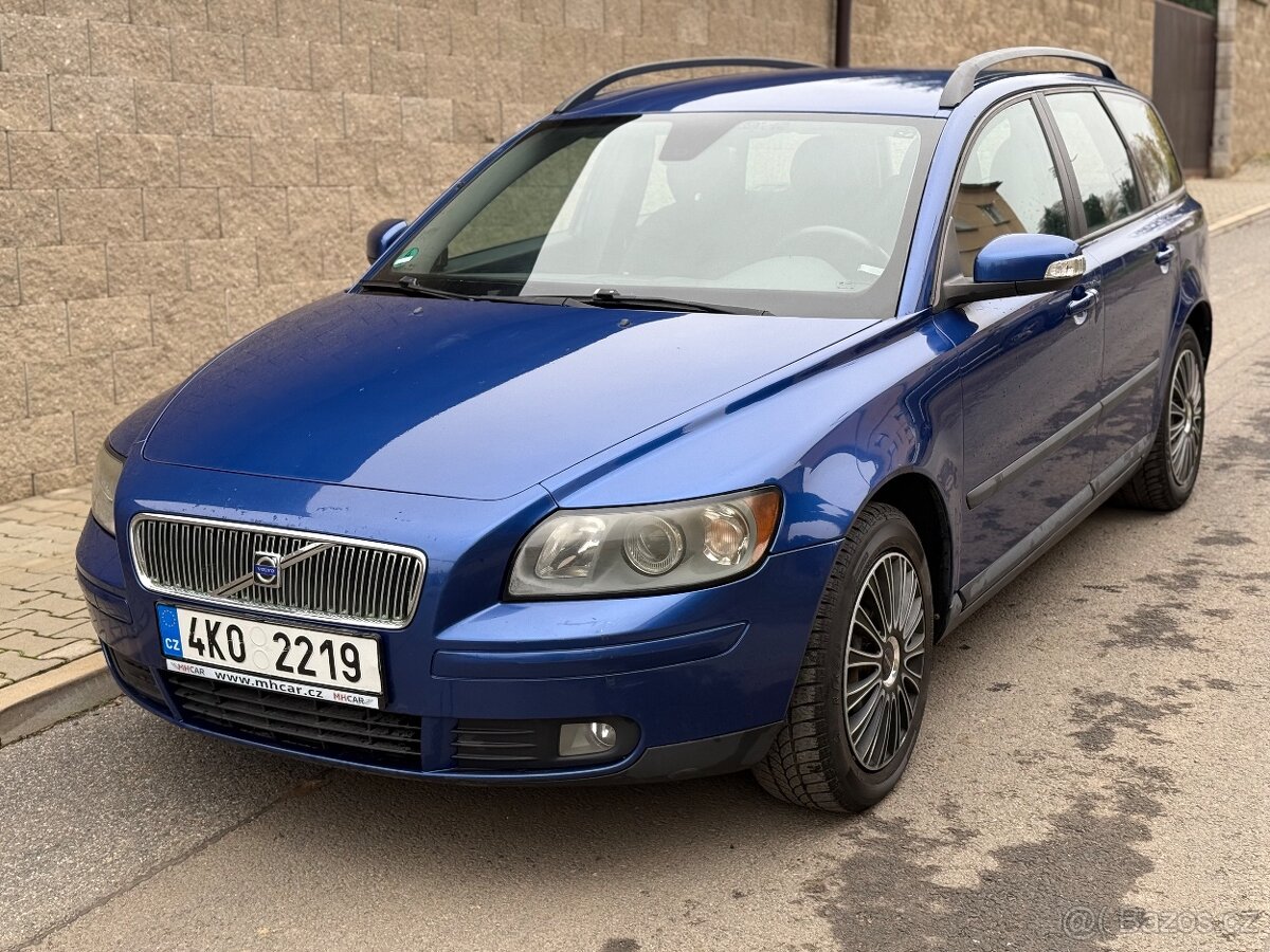 Volvo V50 1.6d 80kw 2005 nová STK 11/2027