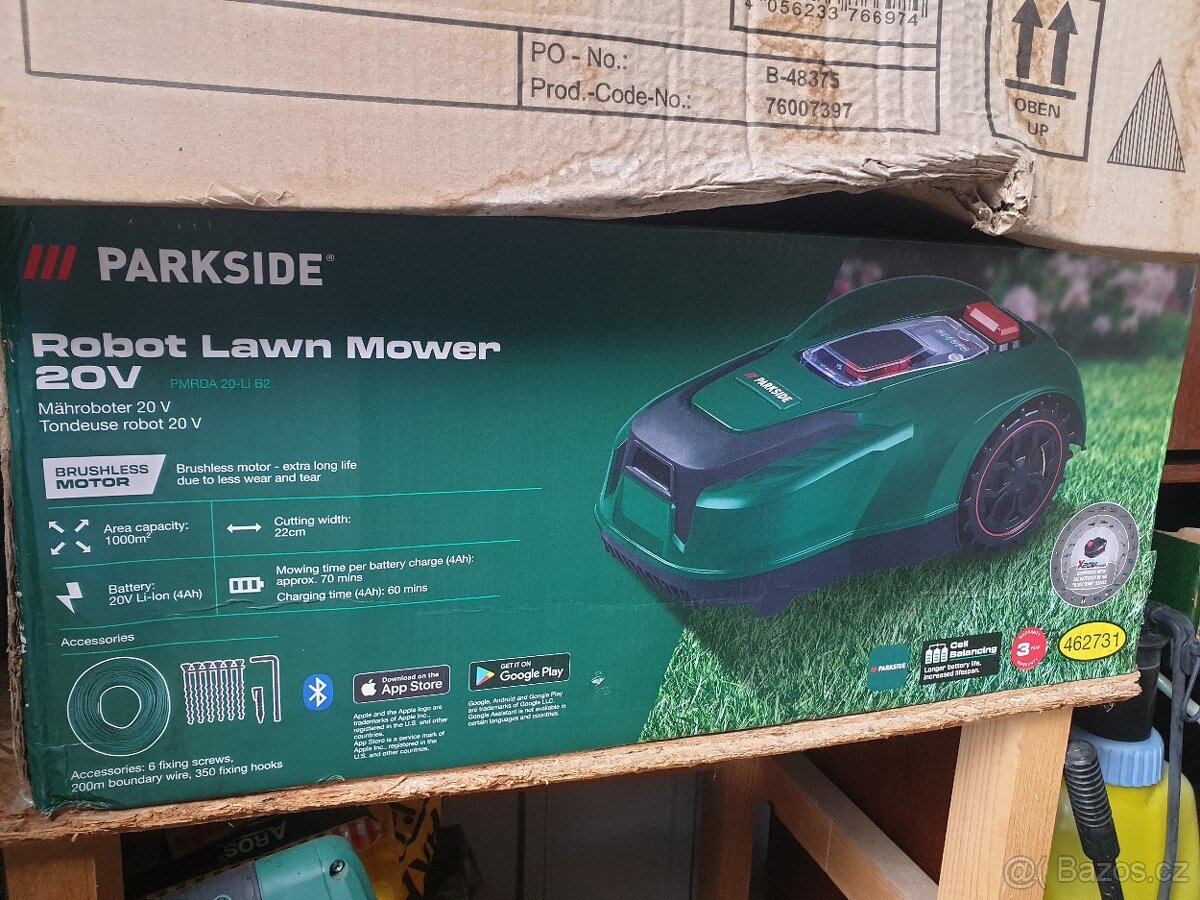 Roboticka sekacka parkside se zarukou