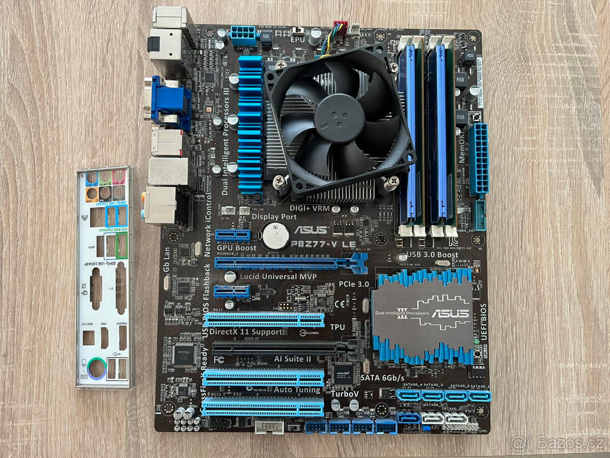 zák.deska ASUS P8Z77 + i5 3570K + 16Gb RAM
