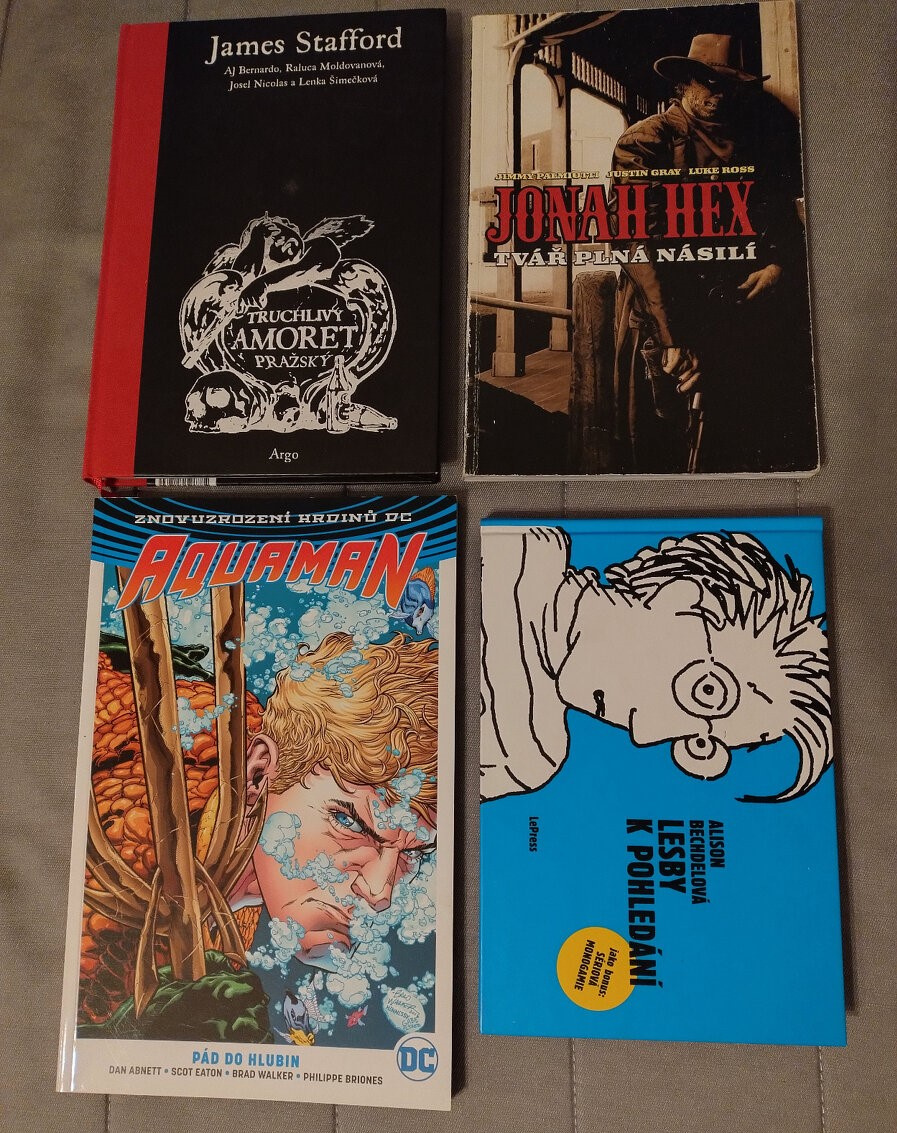 4 komiksy v češtině (Argo / BB art)