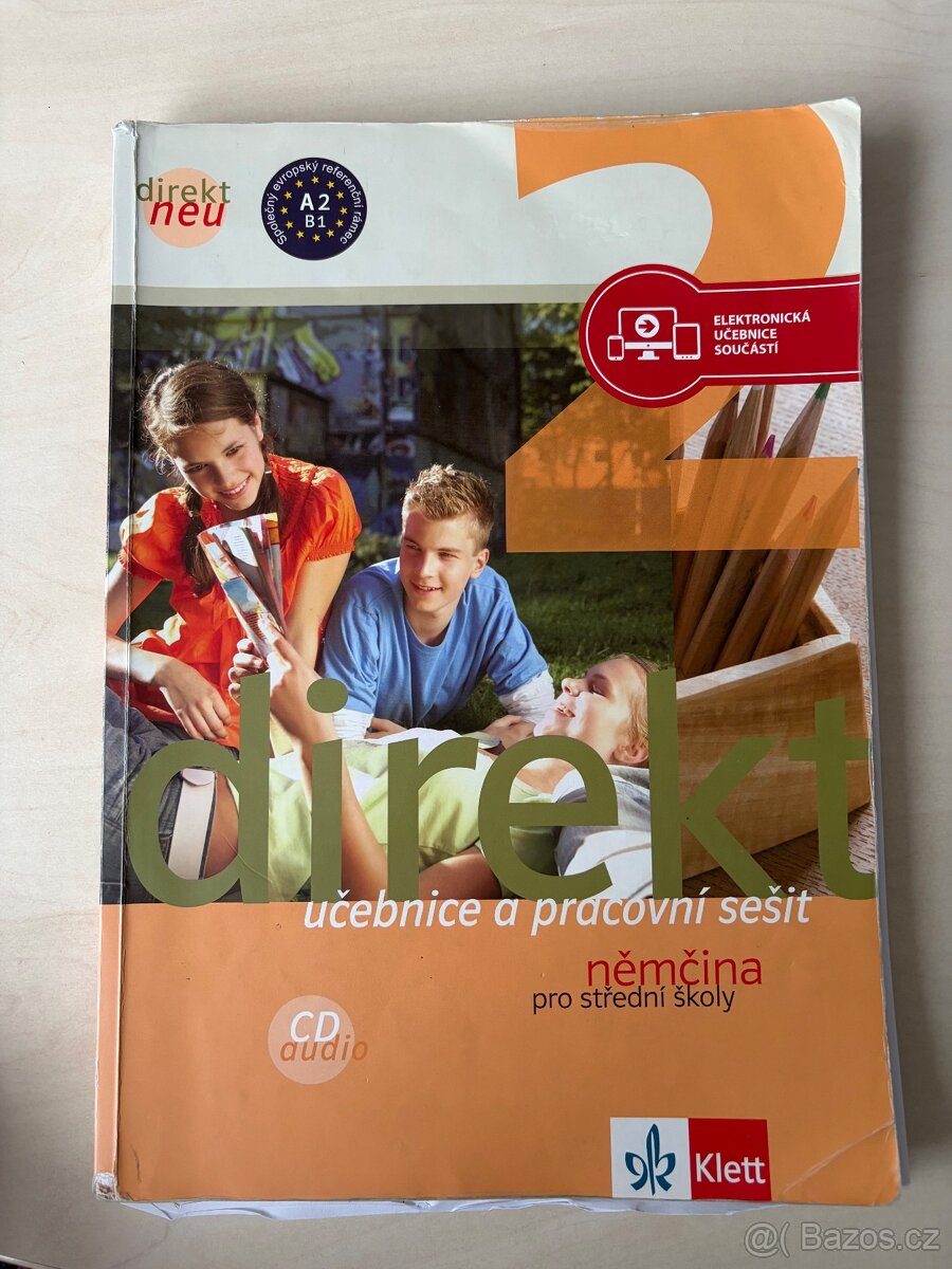 Direkt 2 neu, učebnice němčiny, úroveň A2/B1
