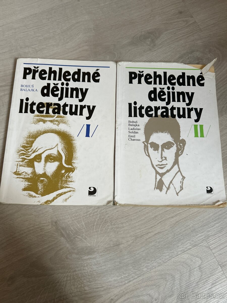 Učebnice: Přehledné dějiny literatury 1 a 2