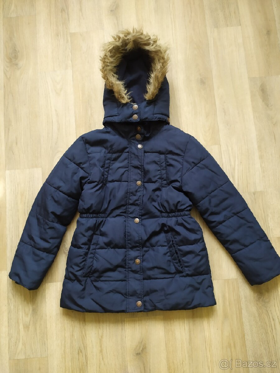 Zimní kabát, bunda Tchibo, vel.146/152