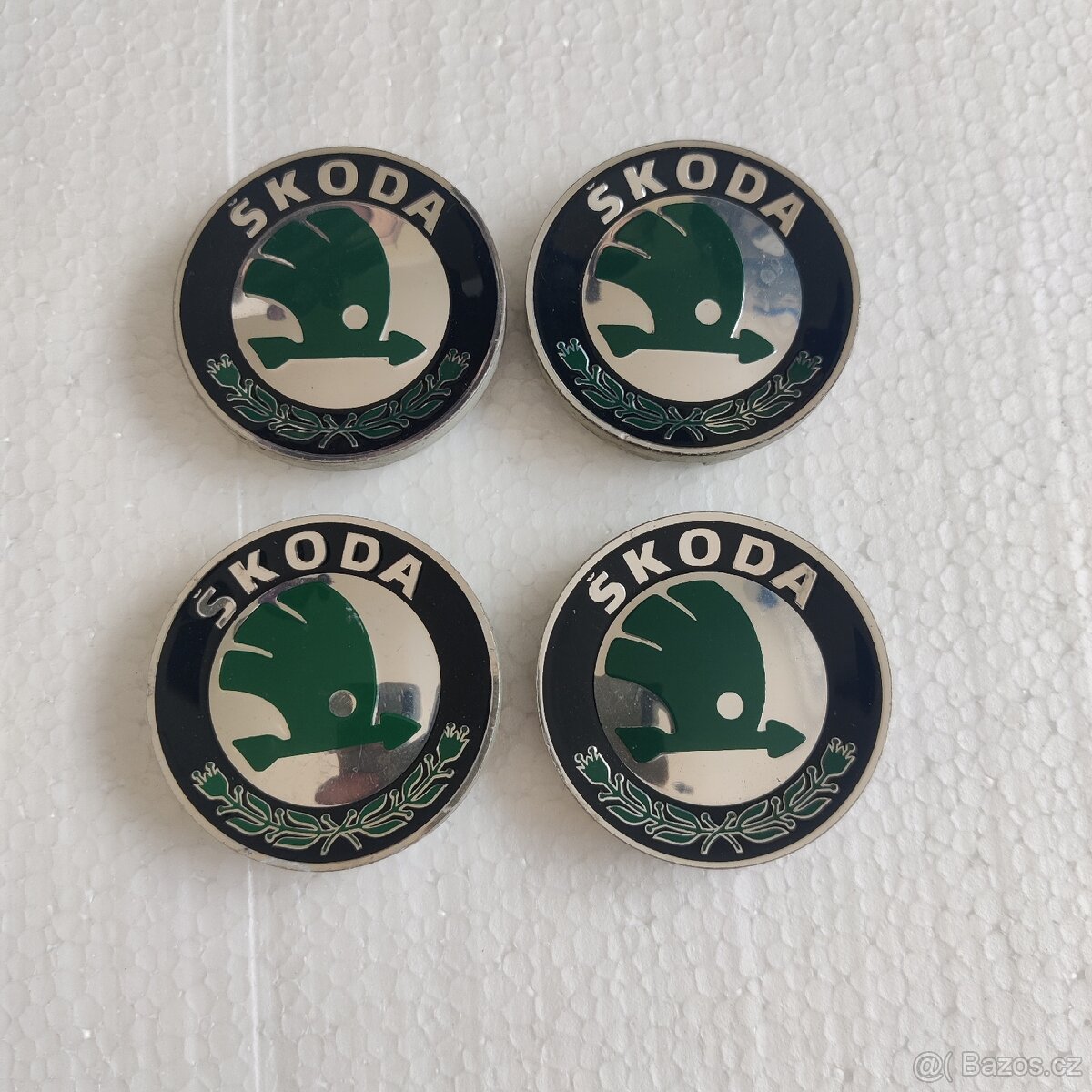 Středové kryty ALU kol Škoda orig. 6U0601151L