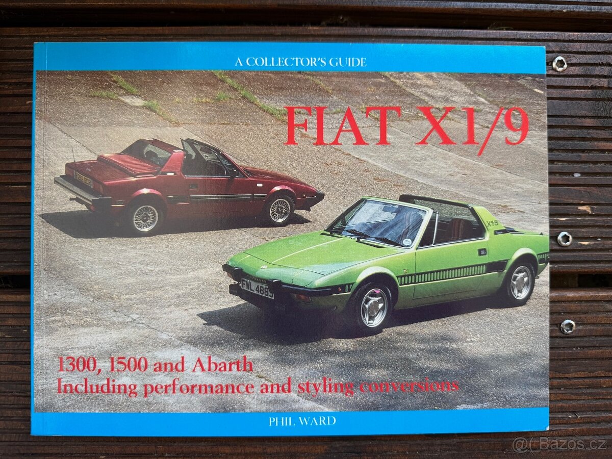 FIAT X1/9 BERTONE ABARTH sběratelská publikace, detaily