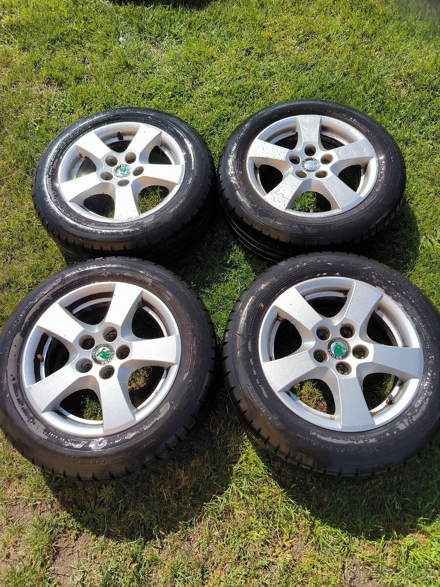 4 org. ALU kola ŠKODA 14´, 5x100 185/60/14 FABIA I,II