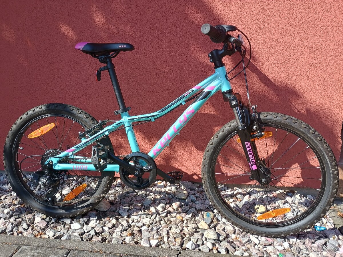 Dětské MTB Kellys Lumi 50 Pink Blue 20"