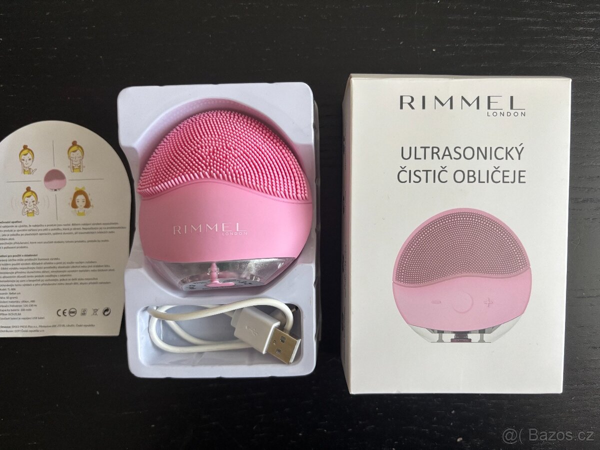 Ultrasonický čistič obličeje Rimmel nový