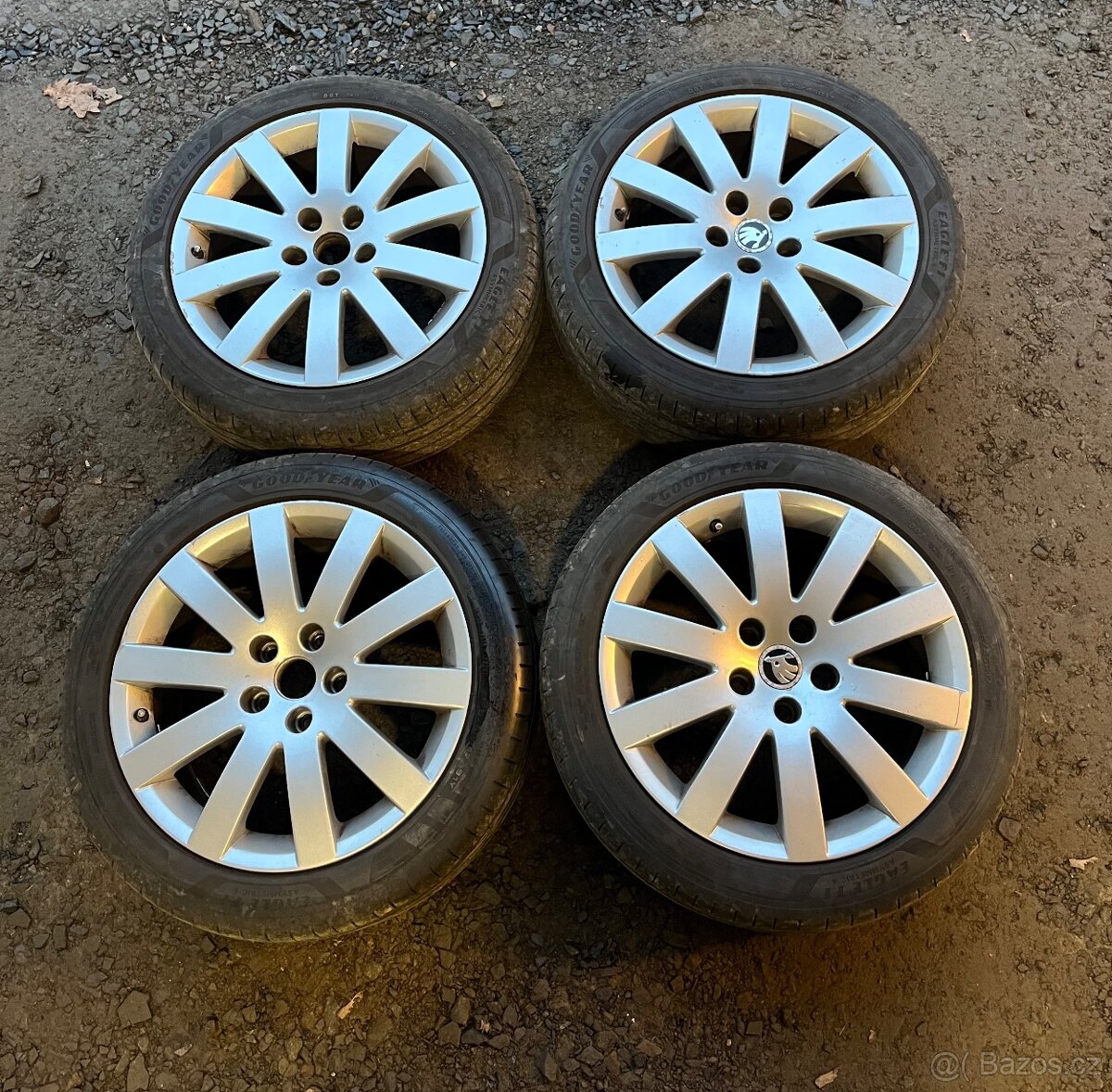 Alu disky+pneu VW,Škoda,Seat