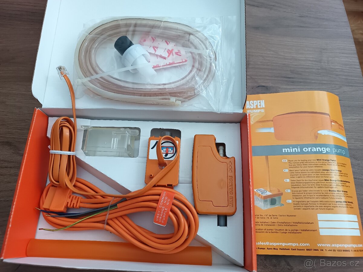 Čerpadlo kondenzátu Aspen pumps mini orange
