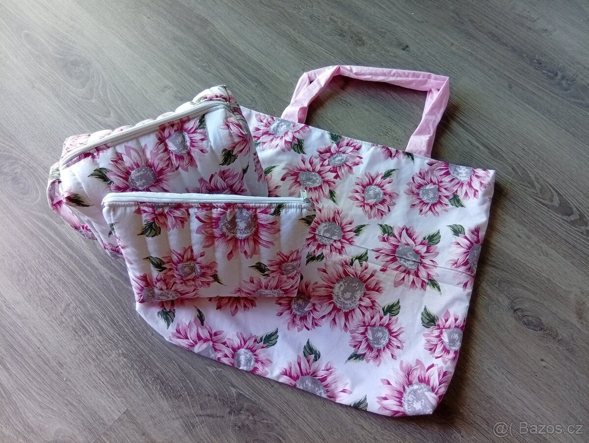 Látkové tašky velké , kosmetická taštička