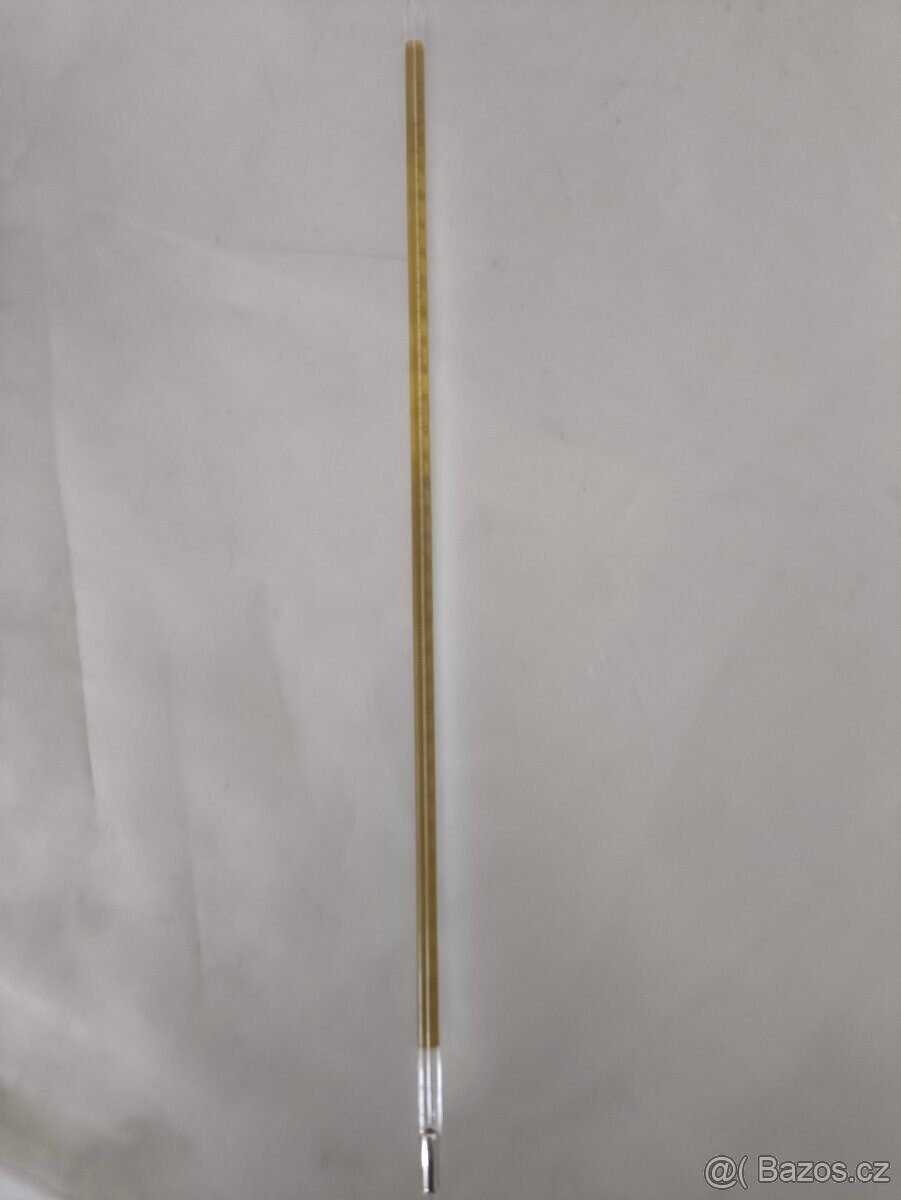 Rtuťový teploměr rozsah 0-600°C