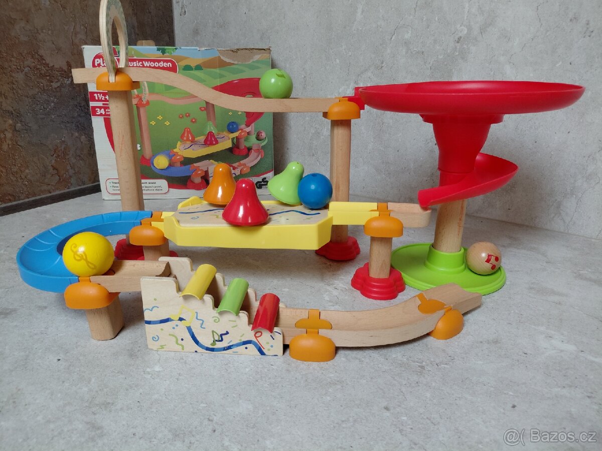 Kuličková dráha dřevěná