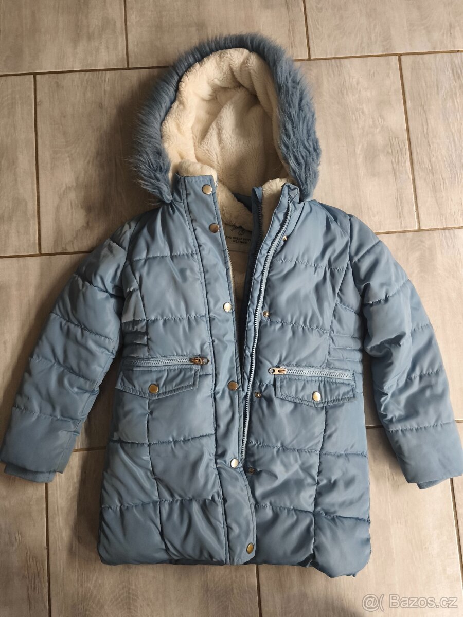 Zimní bunda 128-135 cm