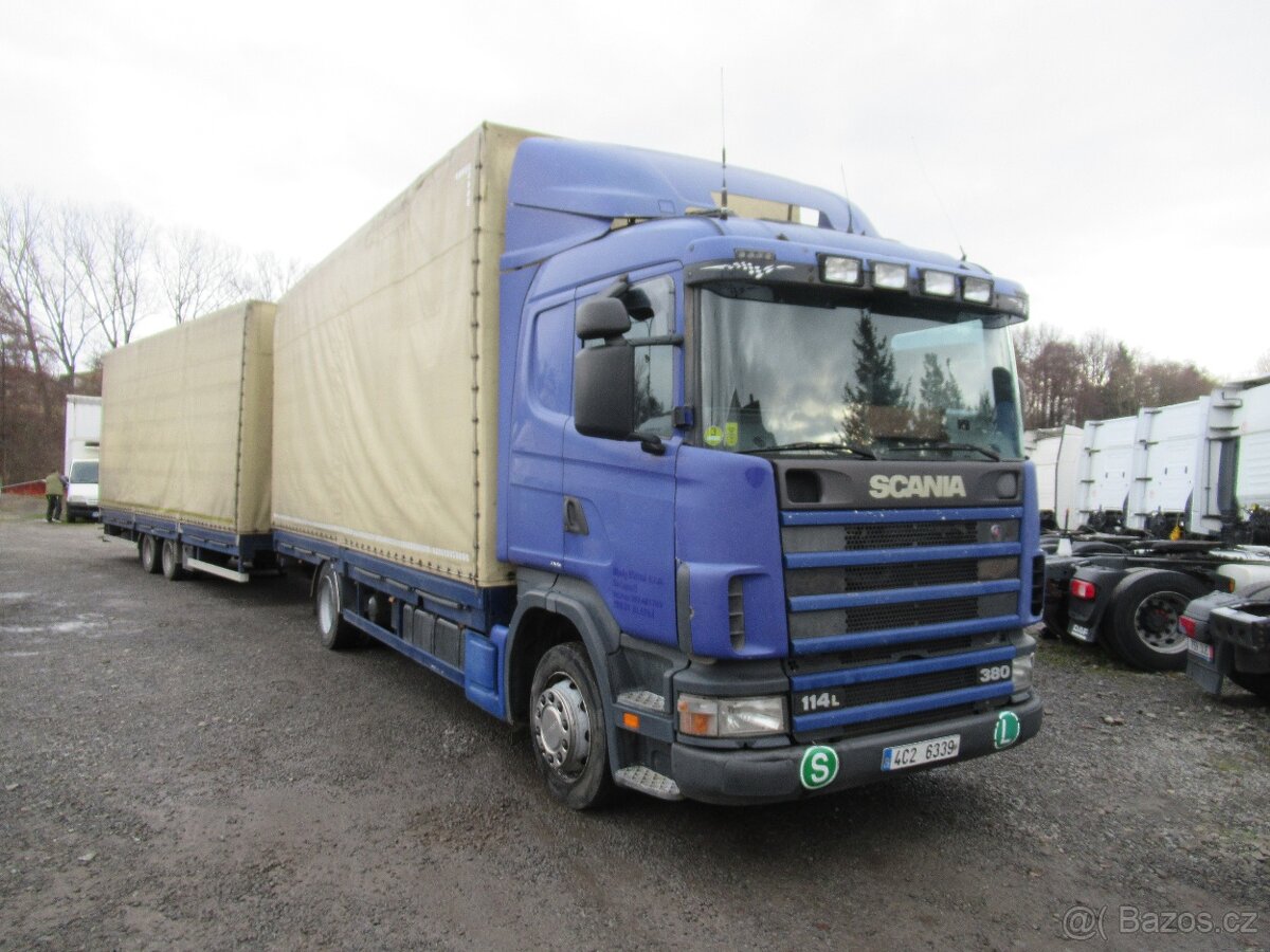 SCANIA R114.380+SICH TRAILER 120m3