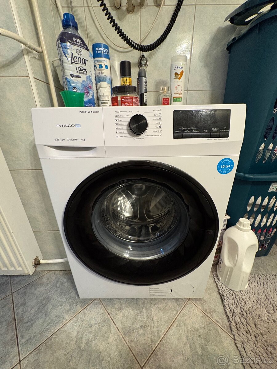 Prodám: Úzká Pračka PHILCO PLDSI 147 A Steam