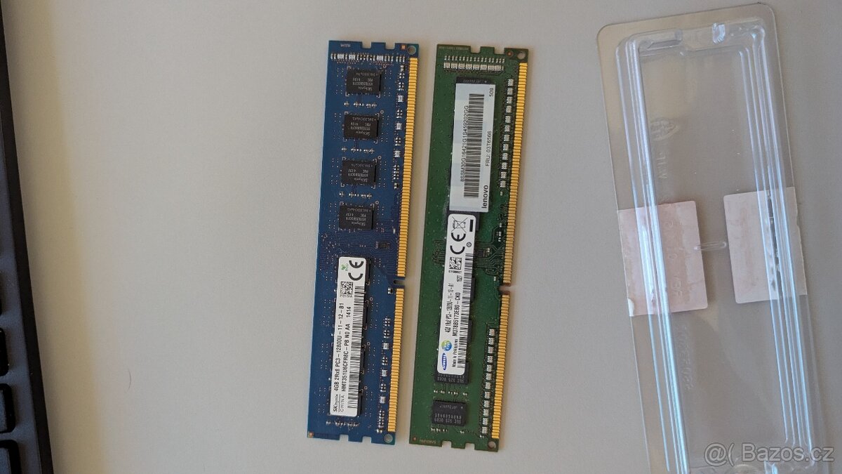 Paměť RAM DDR3 4GB 2x4GB SK hynix nebo Samsung