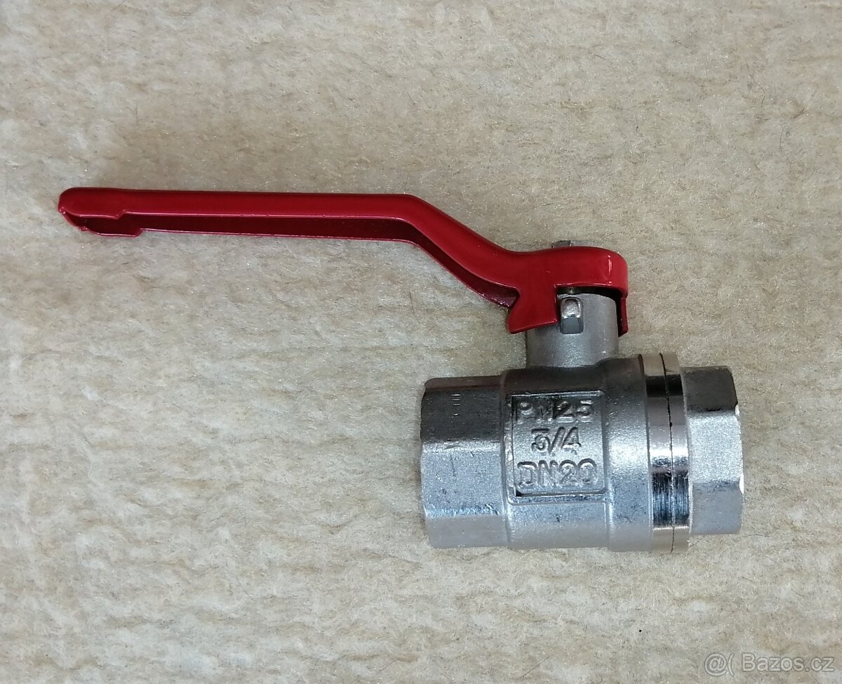 Kulový kohout s pákou 3/4" MF s ucpávkou PN 25