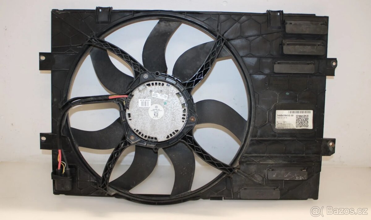 Org. VW sahara ventilátor chlazení T6.1 Multivan Transporter