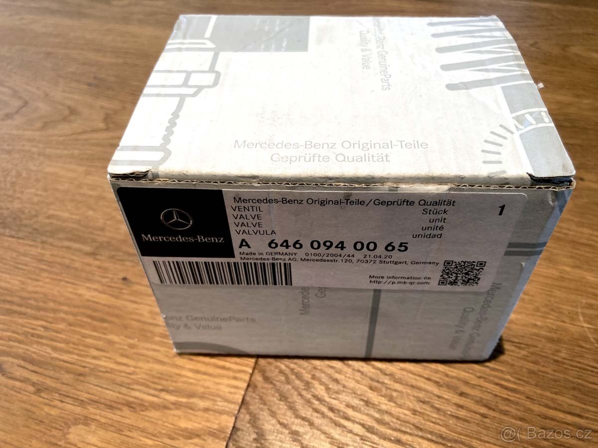 Mercedes Benz ventil k EGR OM646 C220CDI, E220CDI