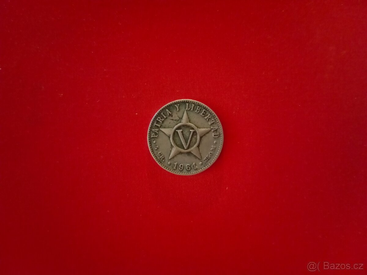KUBA 5 CENTAVOS 1961 - 2KS