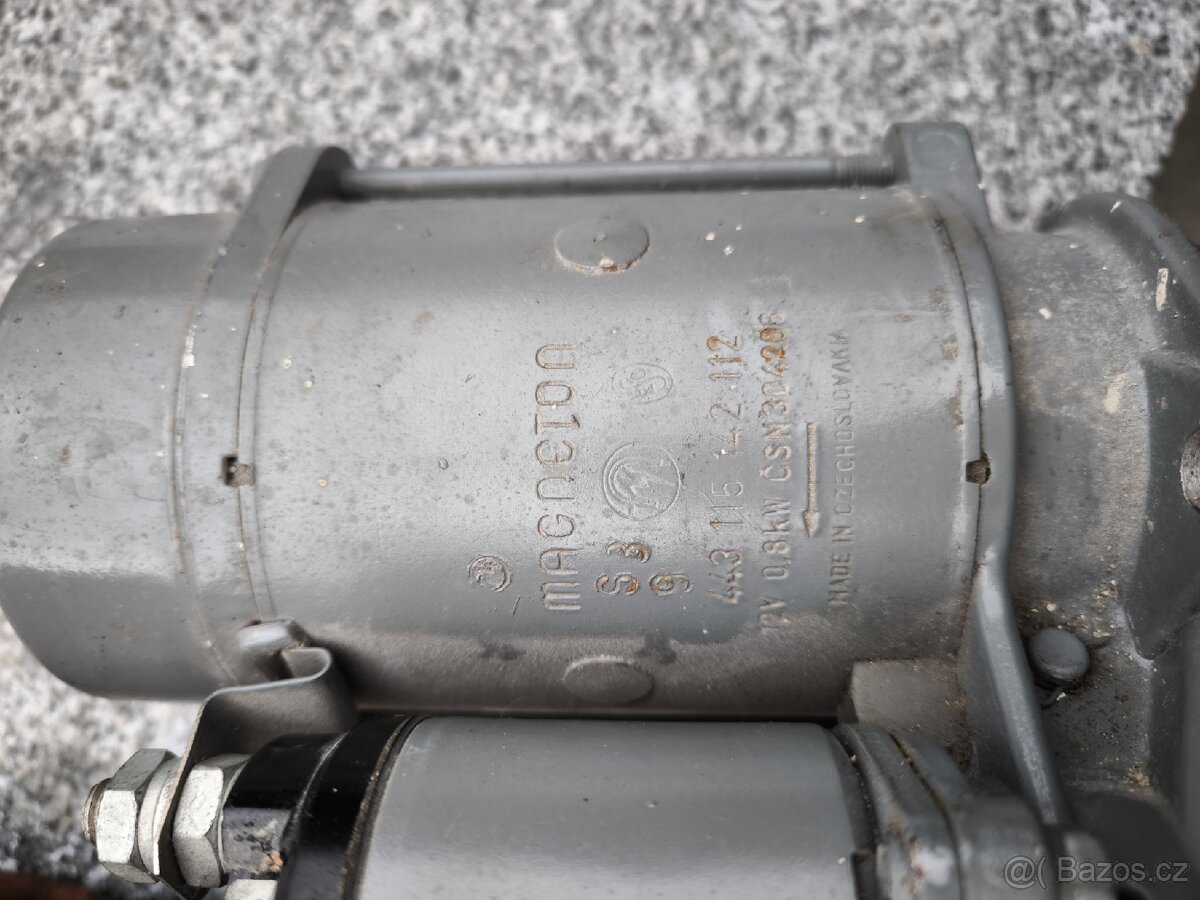 Nový originální startér. Škoda 105/120/Garde/Rapid.