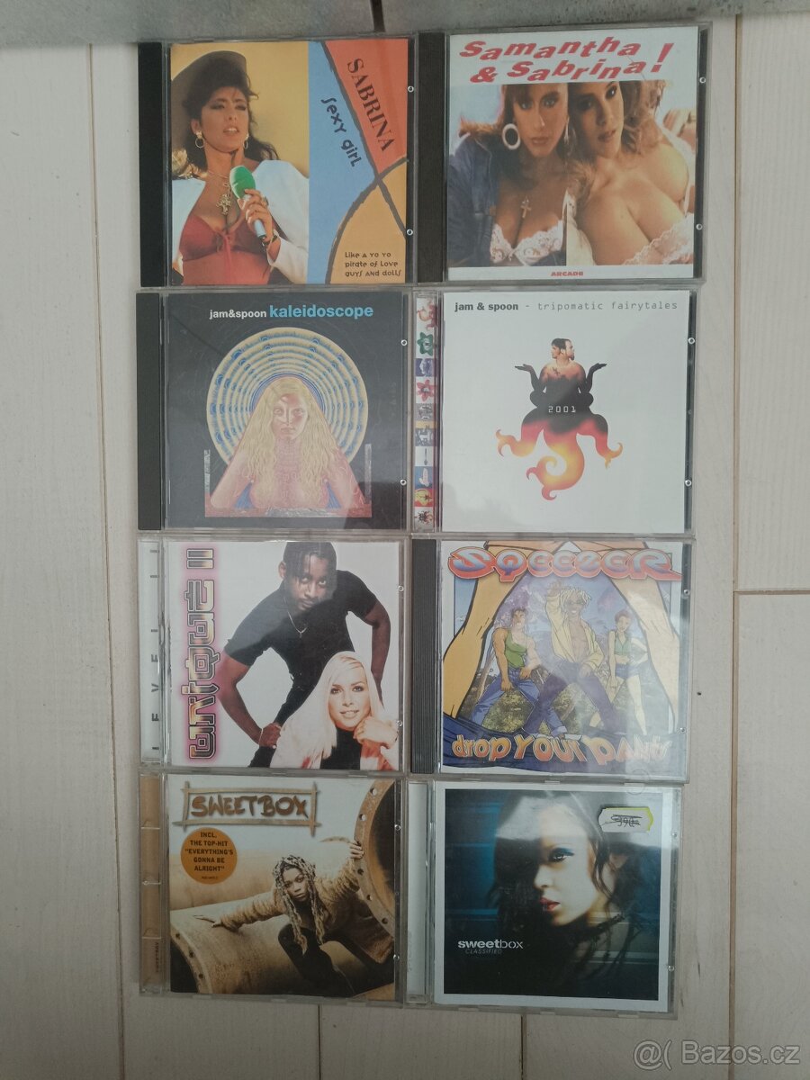 Prodám disco cd osmdesátky, devadesátky, raritky