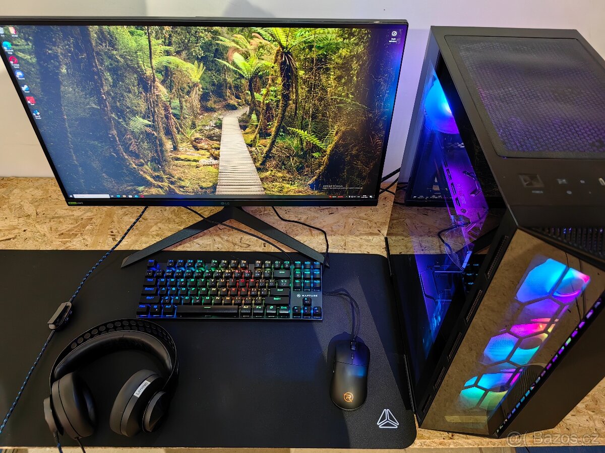 HERNÍ PC sestava MSI RGB AMD 5600x RX 7600