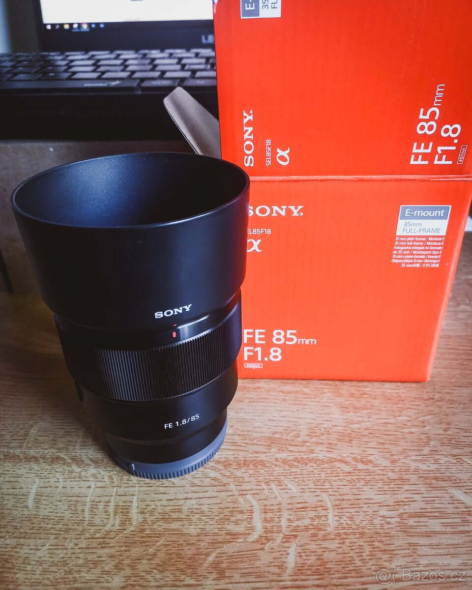 Prodám objektiv Sony FE 85mm f/1.8