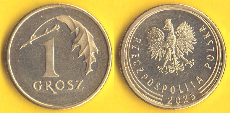 Mince Polsko 1 groš 2025