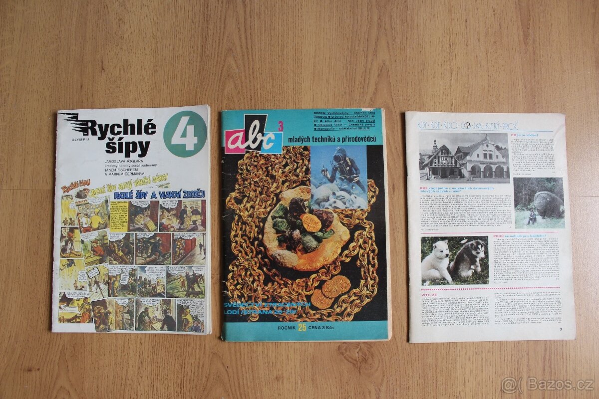 [Retro] Prodám staré časopisy ABC a Rychlé šípy