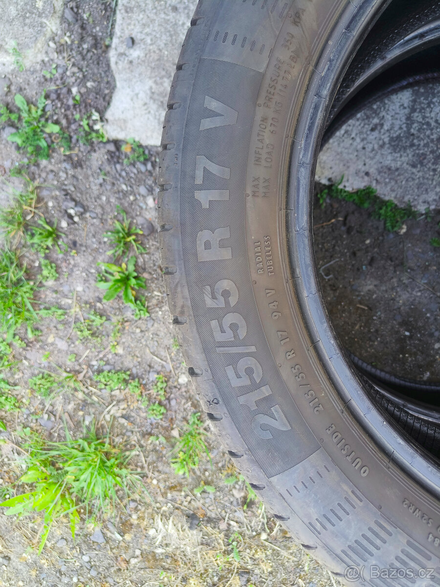 Letní pneu 215/55R17 Continental
