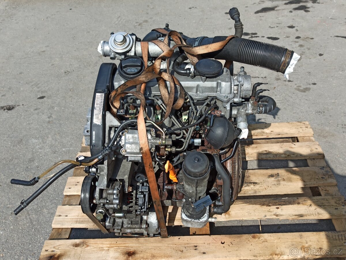 MOTOR SE ZÁRUKOU - ŠKODA OCTAVIA I. 1,9TDi 81KW - typ AHF
