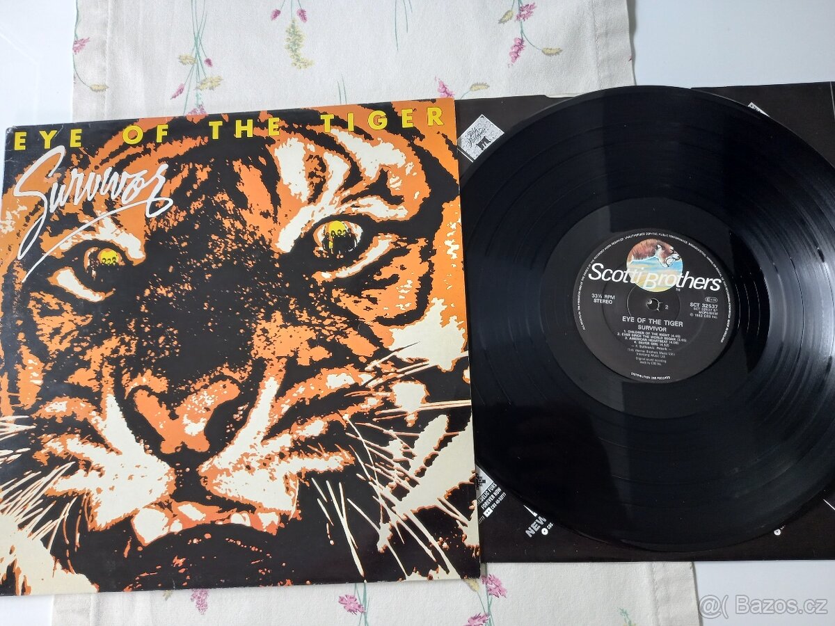 SURVIVOR “Eye of the Tiger” /Scotti Br. 1982/top stav/ vo fi