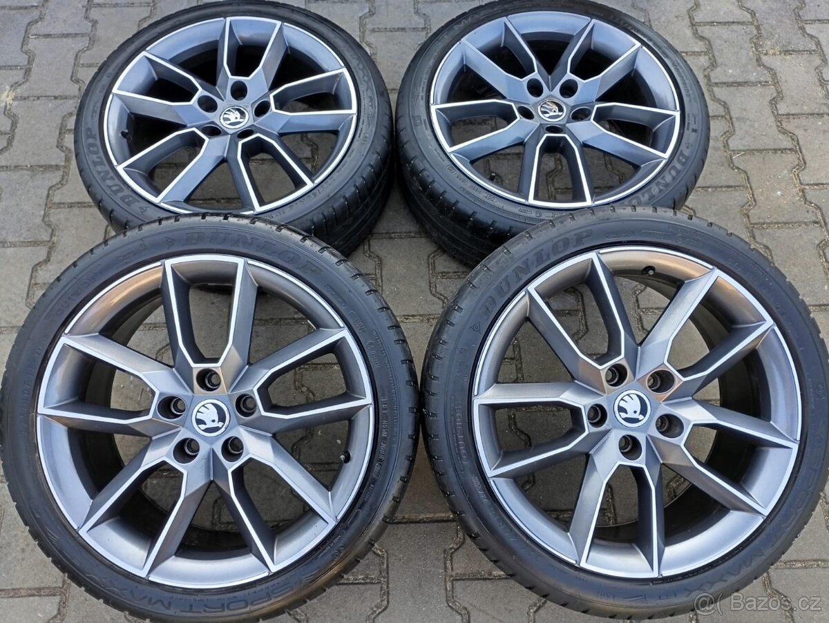 Disky originální Škoda Octavia II, III, RS 5x112 R18 Gemini