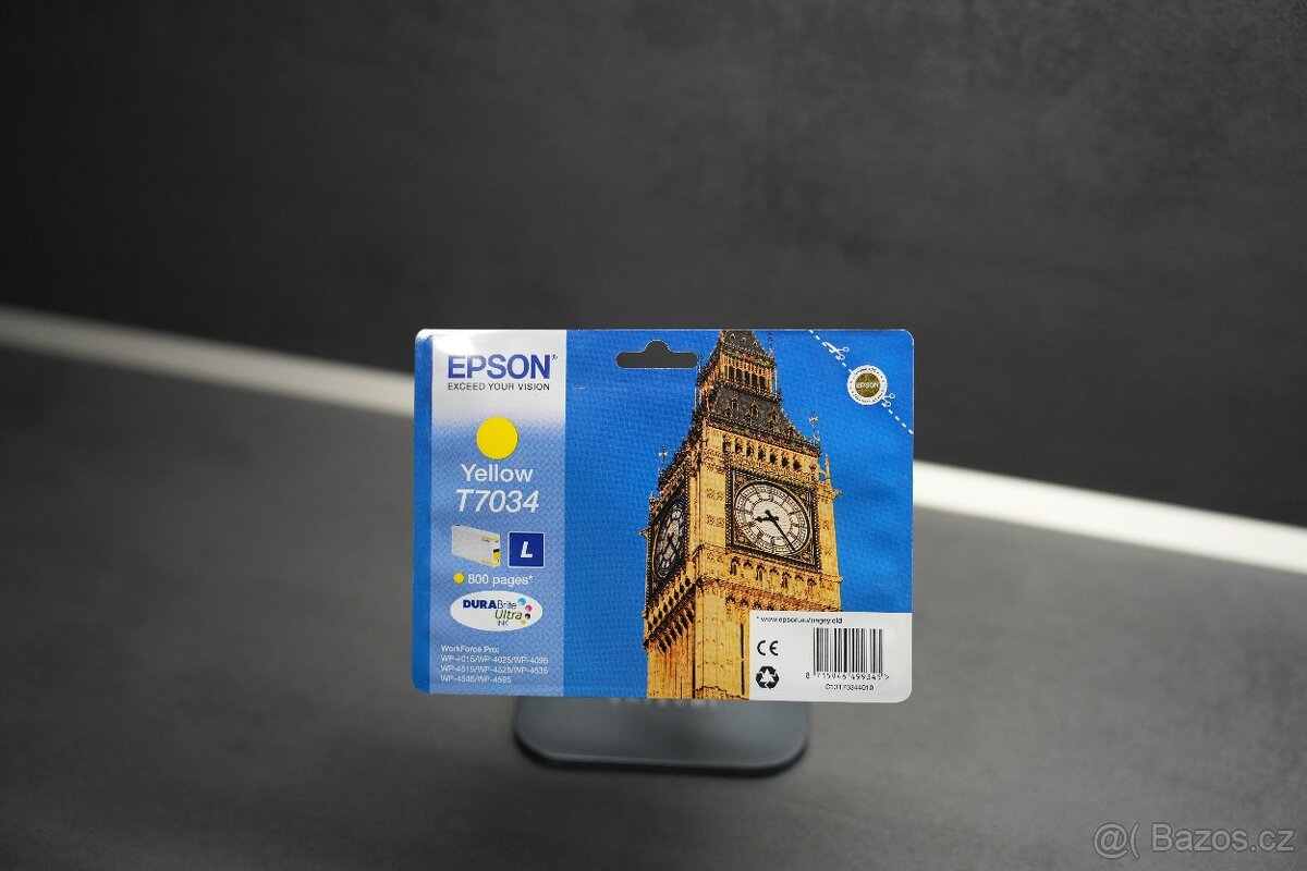 EPSON T7034, žlutá (C13T70344010, L, Yellow)