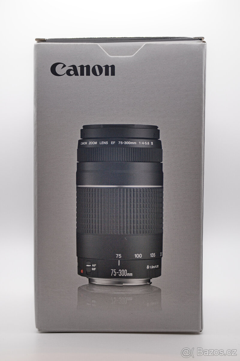 Prodám objektiv Canon EF 75-300mm f/4-5,6 DC III