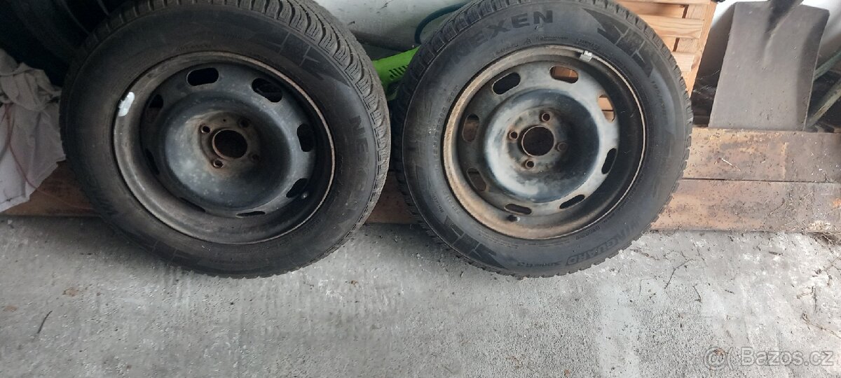 2X Plechové disky R15