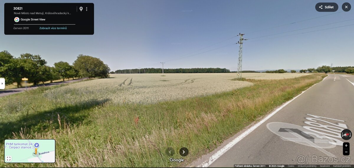 Prodej pozemků v kat. úz. Spy a Nové Město nad Metují