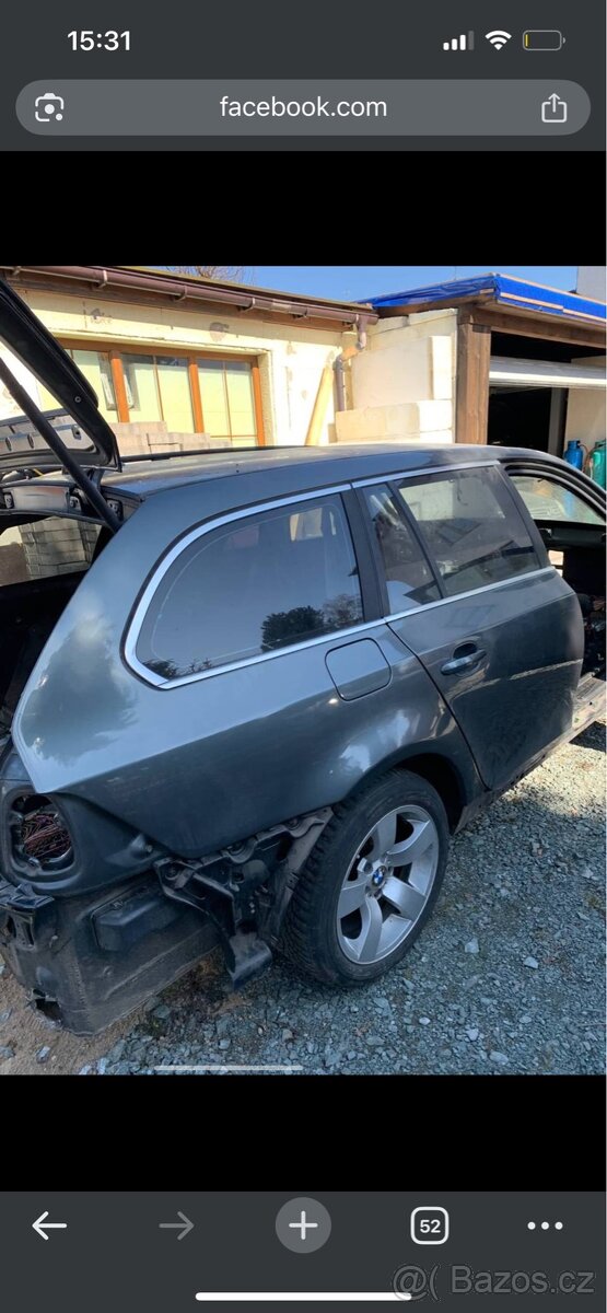 BMW díly e61 530D titansilvergrau