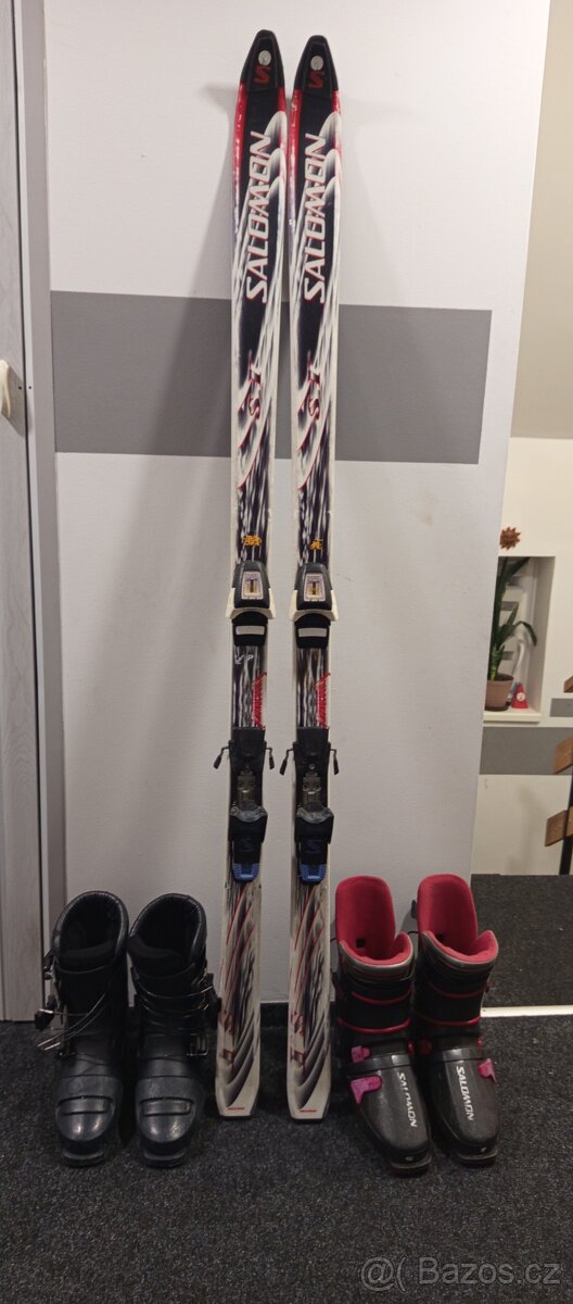 Lyže+boty Salomon