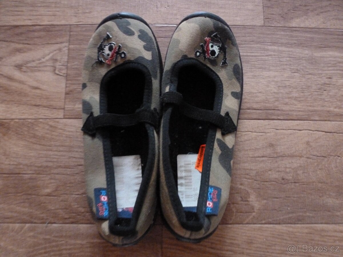 Dětské maskáčové botičky na léto vel.30