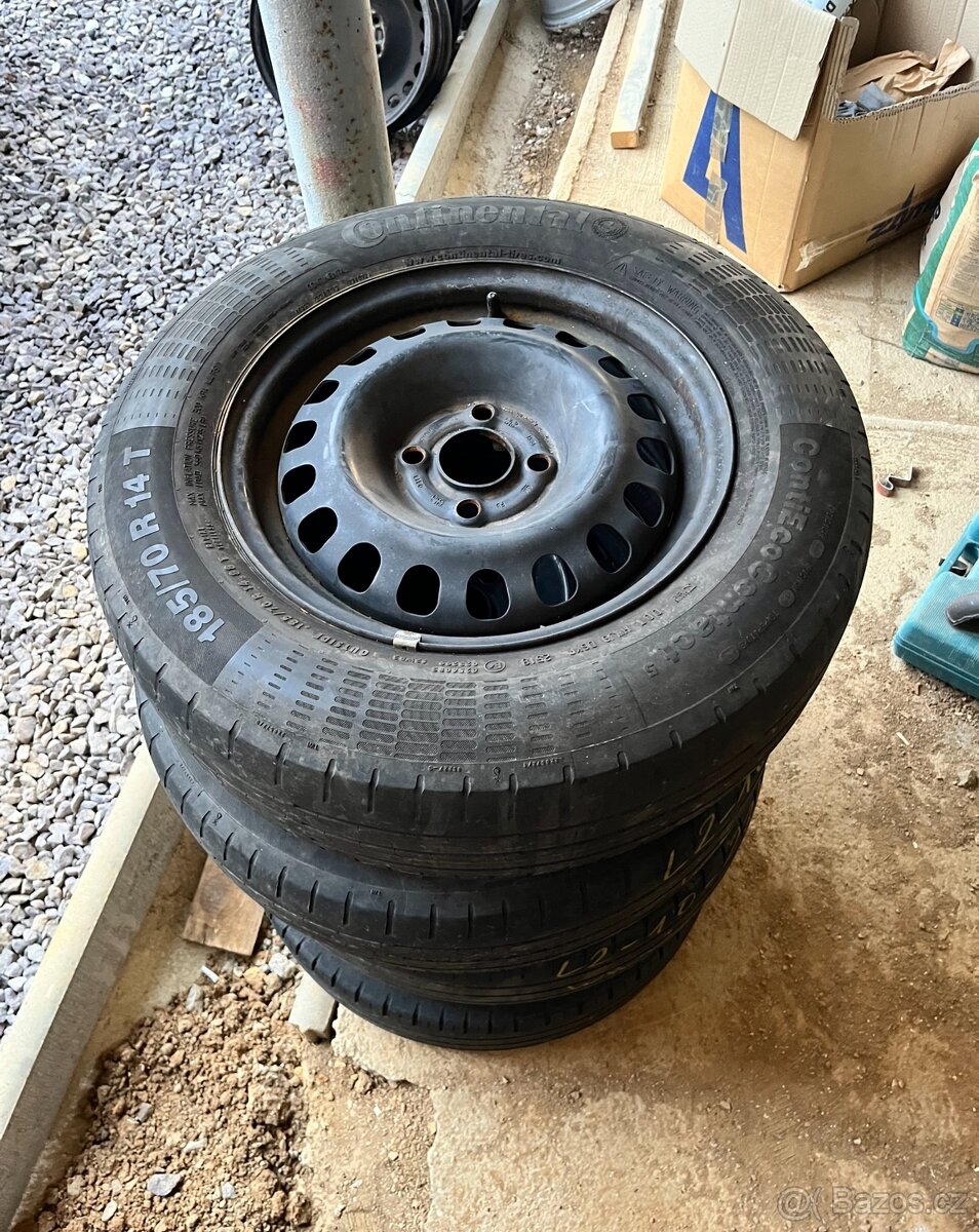 Plechové disky Opel Corsa E 4x100 r14