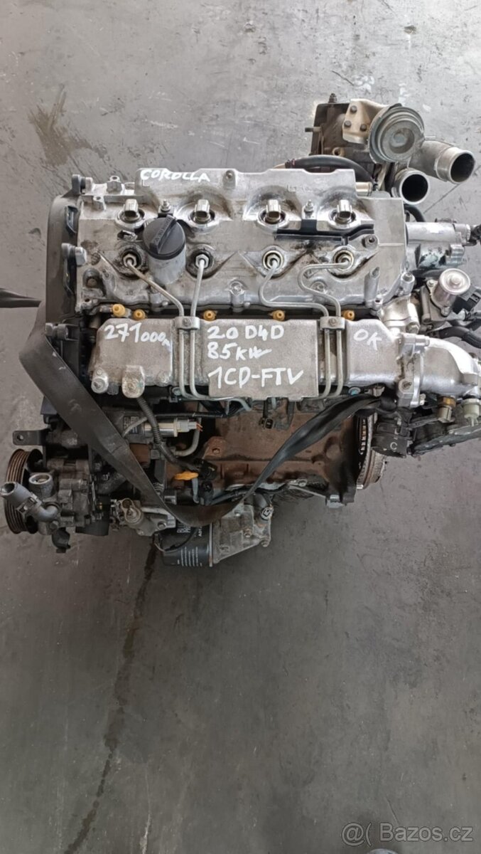 motor 2.0D4D 85kW typ 1CD-FTV