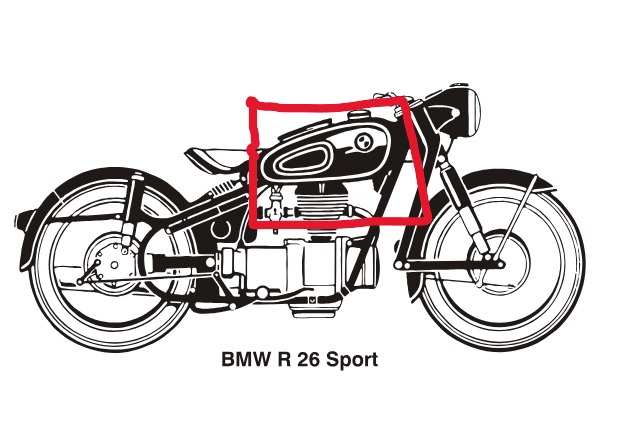 Nádrž na BMW R 26