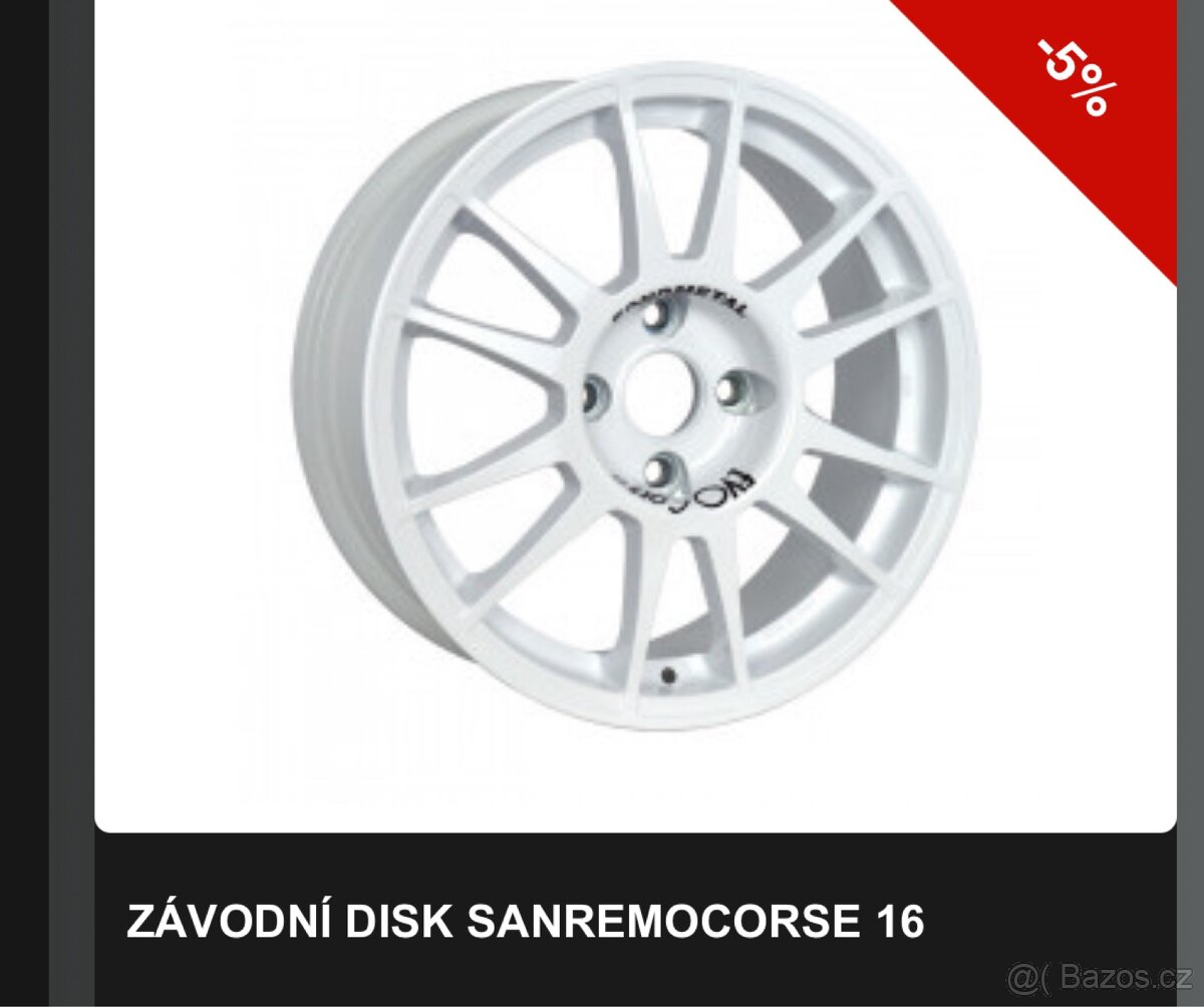 Koupím rally disky 5x100 r16