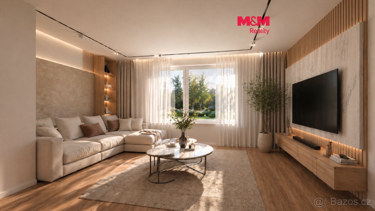 Sale of 2+kk apartment, 43 m², Kožušany-Tážaly