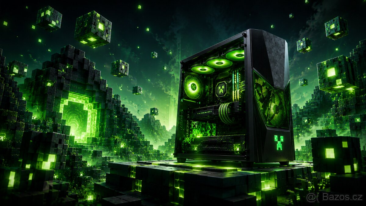 Customizace PC do herního designu + upgrade – ČB