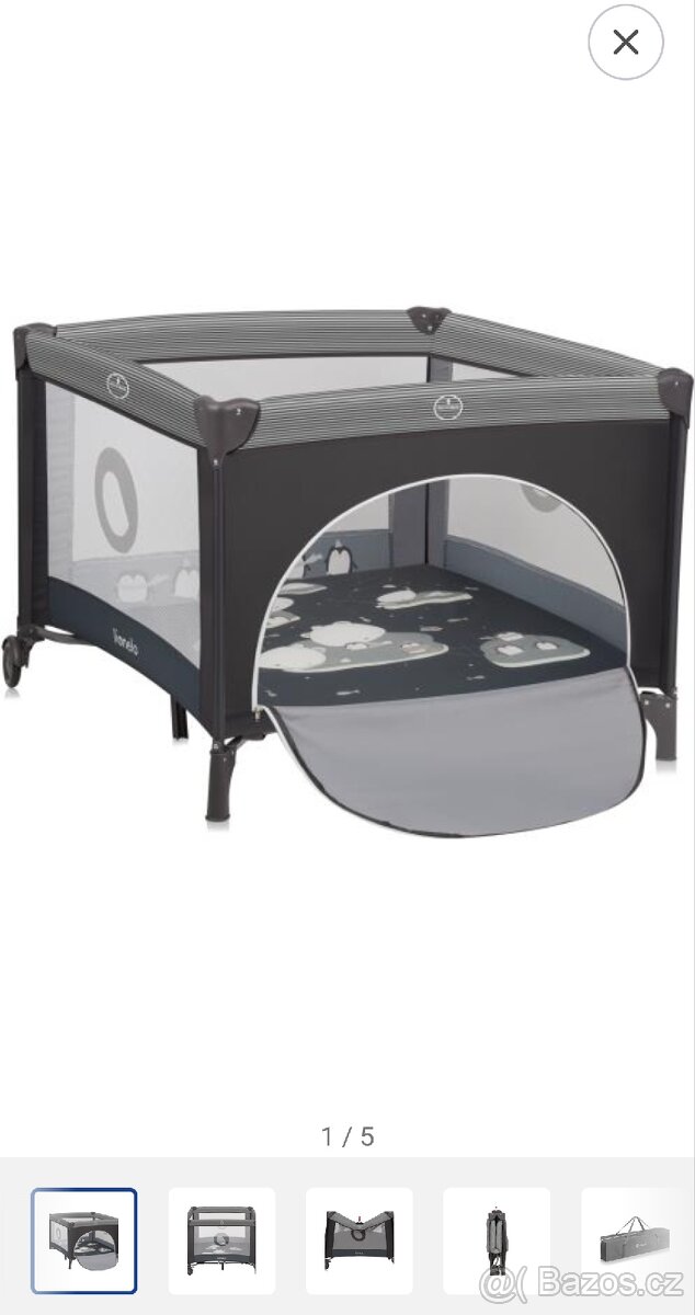 Ohrádka Lionelo Bonnie Grey Scandi